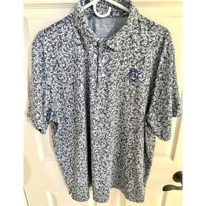 Under Armour Golf Cart Print Playoff Polo Shirt PGA National Palm Beach Size XL